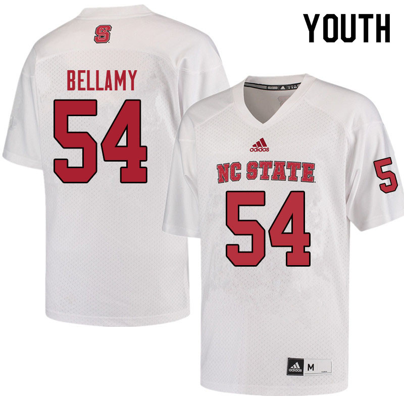 Youth #54 Evin Bellamy NC State Wolfpack College Football Jerseys Sale-Red